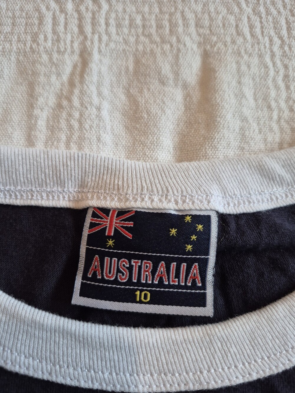 Australia girls or boys size 10 short sleeve navy shirt NWOT - Picture 2 of 4